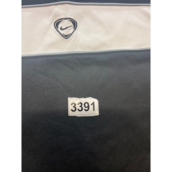 Nike Dri Fit Short Sleeve‎ T Shirt Mens Large Black and Grey Color Block - Picture 6 of 6